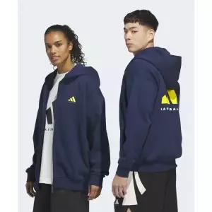 아디다스 ADIDAS 바스켓볼 풀집 후디 - 나이트인디고 JZ9527 271428