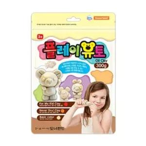 컬러점토 미술용품 만들기용찰흙 도너랜드 유토 300g