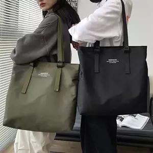 [엄지척]남자 20대 숄더 토트백 대학생 가벼운 에코백 외출백