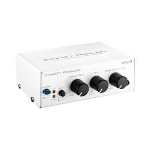 DYNASTY PROAUDIO UA2D 턴테이블용 USB 포노 자석 프리앰프 프리앰프 전원 있는 포함 저소음 컨버터가 케이블 이퀄라이즈드 이동 어댑터 RIAA