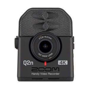 ZOOM Q2N 4K 휴대용 비디오 레코더 콤팩트 렌즈 라이브스트리밍용 녹음 마이크 음악 광각 비디오 4K 유튜브 스테레오 초고화질 사이즈 30P