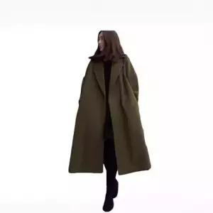 여자코트 봄가을 루즈핏 코트 빅사이즈 미디 모직 원템3