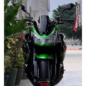 PCX윈드스크린 Z1000 1000 2010 2011 2012 2013 더블 유리 스크린 버블 윈드 블랙 2014
