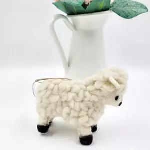소품 고급 동물 귀여운 장식품 인도산 양 핸드메이드 WOOL
