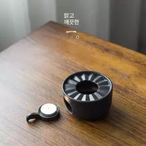감성 블랙 일본 차주전자 플레이트 도자기