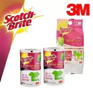 [반려] 3M 의류전용 먼지 털 제거 테이프 롤 클리너 리필2 청소기