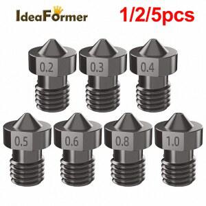 1PCS 3D 프린터 부품 경화 강철 다이 노즐 75MM 5MM ENDER3 E3D HOTEND EXTRUDER PRUSA I3