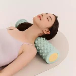 SNPE 브랜드관 글램美 정인선`S PICK! 더블 폼롤러 EVA 하드 돌기 2in1 세트 마사지 스트레칭 50cm2453662