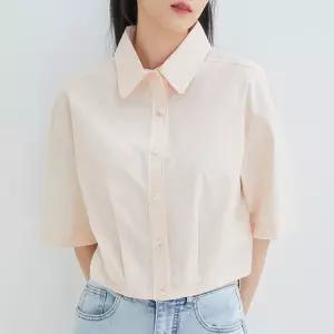 [로엠] 밴딩 반팔 셔츠 (RMYWD37RT3-T)