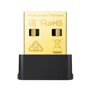 TP-Link Nano 2-in-1 USB 블루투스 WiFi 어댑터 AC600(아처 T2UB 나노)- 데스크톱 PC용 2.4G / 5G 듀얼 밴드 무선 네트워크 어댑터를 갖춘 블루투스 4.2, WPA3, Windows 11, 10, 8.1, 8, 8, 7 지원