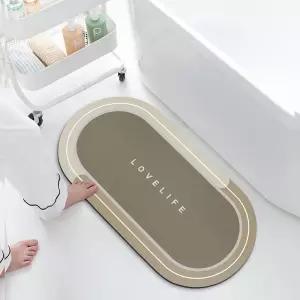 와이씨티몰 고무 목욕 매트 빠르게 건조 미끄럼 방지 욕실 고흡수성 인스턴트 드라이 주방 싱크대 앞 러그