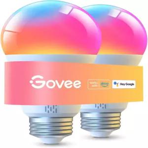 Govee LED 스마트 전구 1000LM 색상 변경 Wi-Fi 및 블루투스 Alexa Google 어시스턴트와 함께 작동 침실