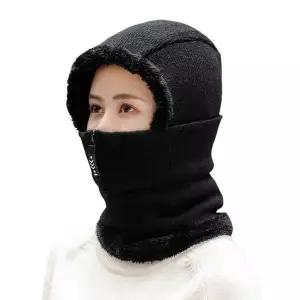 [하프클럽/셀러허브_레저캠핑]여자 넥워머모자 마스크 귀마개 일체형 모자