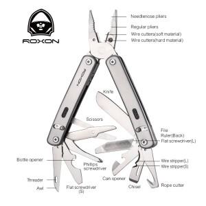 Roxon S804 플렉스 멀티 툴 오픈 소스 모듈러 디자인 및 맞춤형 툴 일상 휴대 EDC 취미 아웃도어