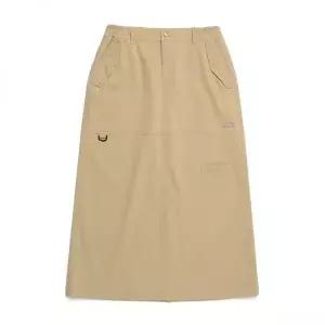 내셔널지오그래픽 N251WSK020 여성 허리 밴딩 롱 스커트 SAND BEIGE 453054