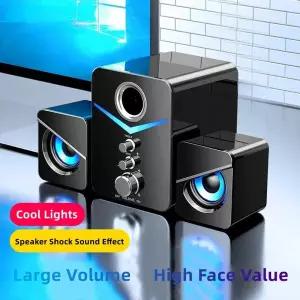 블루투스 스피커 홈 시어터 사운드 베이스 시스템 미니 데스크탑 컴퓨터 MP3 플레이어 PC 폰 서브우퍼