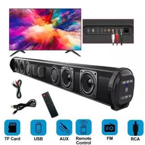 TV 차량용 사운드 바 유선 및 무선 Bluetooth 호환 홈 서라운드 PC 극장용 컴퓨터 스피커