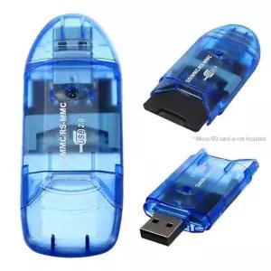 휴대용 미니 USB 2 0 고속 T 플래시 TF SDHC 카드 리더 휴대폰 메모리 어댑터 노트북 컴퓨터용