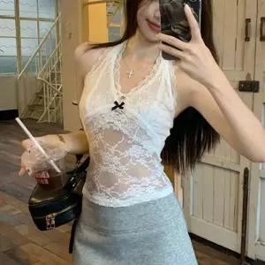 [잇백잇슈] 홀터넥시스루이너탑 레이어드 포인트 패션 (33274953A)