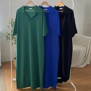 [아이우먼]빅사이즈원피스 U191L605 베러오픈카라골지원피스 RA_P424800611