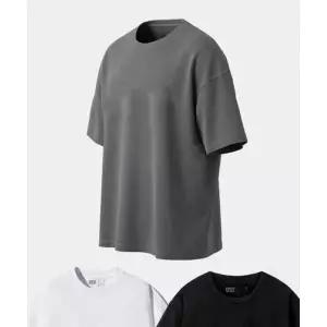 디미트리블랙 DIMITRI BLACK 3 PACK 에센셜 21s 코튼 튜블러 티셔츠 3 COLOR
