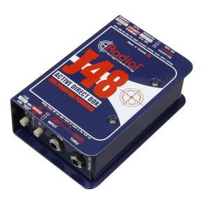 RADIAL J48 MK2 48V 팬텀 파워 액티브 다이렉트 박스