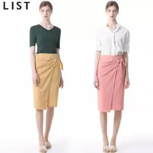 [리스트][리스트] 랩 스타일 슬림 스커트
