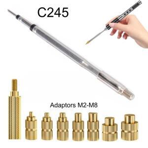 HS02A C245 3D프린터 부품용 열삽입 너트 M2-M8 내장 키트용 납땜 인두 팁