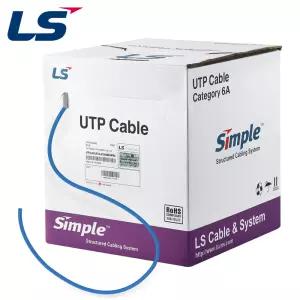 LS전선 CAT.6A Ultra Super Slim USS 케이블 300m (단선/블루) UTP-A-C6G-E1VL-M 4P BL [H@lu]