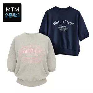 [S.페이지플린] 자수레터링맨투맨2종택1_SBTS077ASET