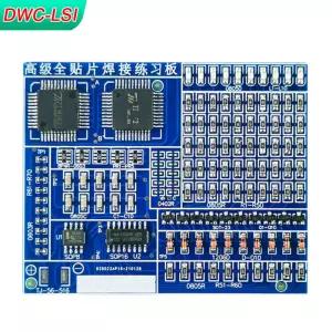SMD/SMT 부품 납땜 연습 보드 전자 프로젝트 키트 DIY 기술 훈련 LED 트랜지스터