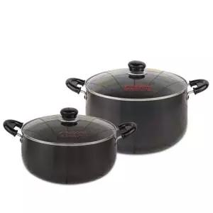 키친아트 쥬노블랙 경질냄비 양수24cm + 곰솥28cm 곰솥 국솥 솥