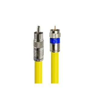 HDTOP RCA TO RF 5C 옐로우 케이블 (HT-ZYCR020, 2m)