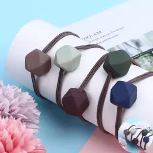 사각방울 머리끈 머리고무줄
