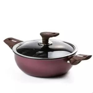 ih전골냄비 매직쉐프 인덕션 전골 냄비 조림 찌개 레드 24cm