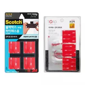 초강력양면테이프 블랙박스 하이패스 차량용 접착패드 고정테이프