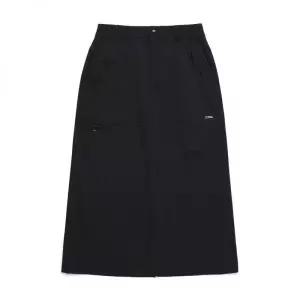 내셔널지오그래픽 N251WSK020 여성 허리 밴딩 롱 스커트 CAR본 BLACK 453093