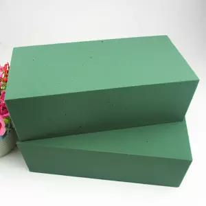 꽃꽂이를위한 꽃 거품 녹색 사각형 블록 DIY 홀더 웨딩 공예 진흙