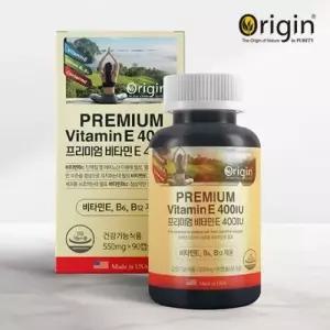 오리진 비타민E 400IU 90캡슐 550mg 프리미엄 비타민E B6 B12 효능