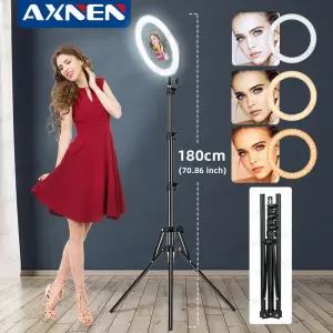26cm 사진 Ringlight Led Selfie 링 라이트 전화 원격 제어 램프 삼각대 스탠드 홀더와 조명 Youtube Video