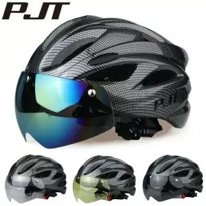 PJT 초경량 마그네틱 고글 자전거 헬멧 경량 PC 쉘 및 EPS 폼 구조 사이클링 MTB