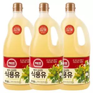 해표 콩기름 식용유 1.5L X 3개