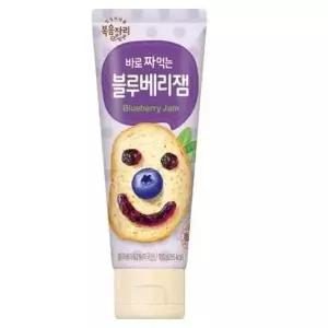 복음자리 디저트 간식 홈카페 브런치 바로 짜먹는 블루베리잼 100g
