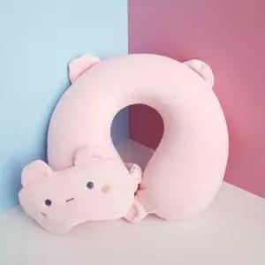 귀여운 고양이 목쿠션 목베개 안대 낮잠용 사무실 용품 수면 여행 용목 편안한수면 차량