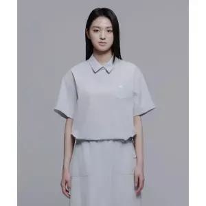 내셔널지오그래픽 N242WTS960 여성 아델리 경량 우븐 스트레치 카라티셔츠 ICE GREY 450051