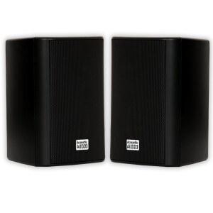 ACOUSTIC AUDIO BY GOLDWOOD AA351B 양방향 베이스 실외 500W 강력한 포함 고성능 블랙 실내 1쌍 스피커