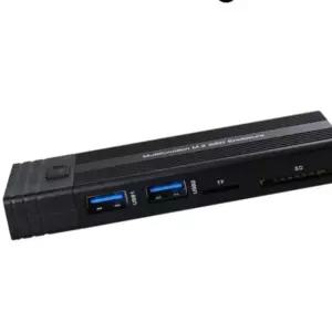 외장하드 M.2 COMS NGFF SSD 케이스+멀티 카드리더기 SWD4902F