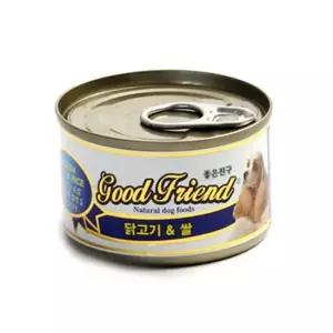반려견간식 반려동물간식 굿프랜드 독 닭고기 쌀 캔 100g