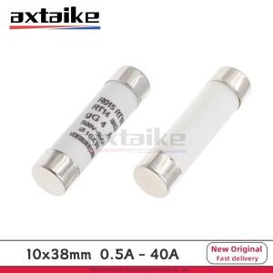 세라믹 퓨즈 10x38mm 0.5A 1A 2A 3A 4A 6A 8A 500V 500mA RO15 RT18 Am2 380V 5 개