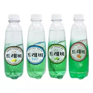 레몬 10개 자몽 탄산 트레비 300ml 음료 라임 플레인